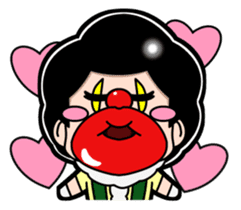 CLOWN HACHI sticker #3596627