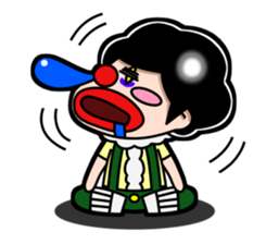 CLOWN HACHI sticker #3596628