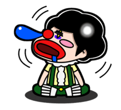CLOWN HACHI sticker #3596628