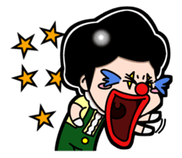 CLOWN HACHI sticker #3596629