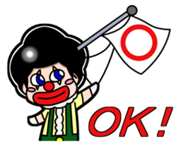 CLOWN HACHI sticker #3596630