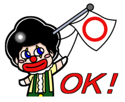 CLOWN HACHI sticker #3596630
