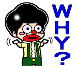 CLOWN HACHI sticker #3596632