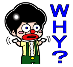 CLOWN HACHI sticker #3596632