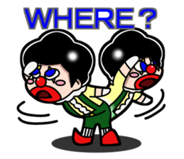 CLOWN HACHI sticker #3596633