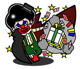 CLOWN HACHI sticker #3596634