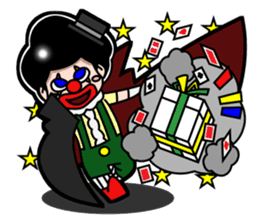 CLOWN HACHI sticker #3596634