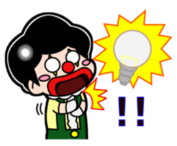 CLOWN HACHI sticker #3596644