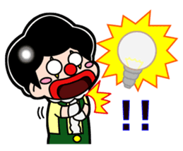 CLOWN HACHI sticker #3596644