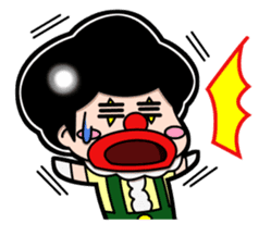 CLOWN HACHI sticker #3596647