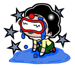 CLOWN HACHI sticker #3596653
