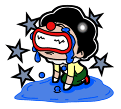 CLOWN HACHI sticker #3596653