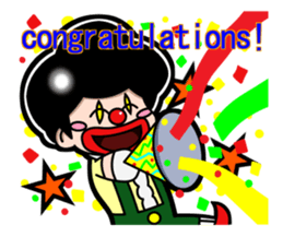 CLOWN HACHI sticker #3596654