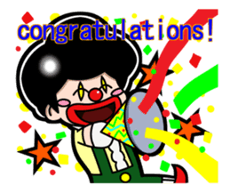 CLOWN HACHI sticker #3596654