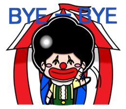 CLOWN HACHI sticker #3596659