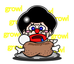 CLOWN HACHI sticker #3596660