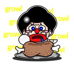 CLOWN HACHI sticker #3596660