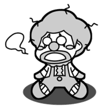 CLOWN HACHI sticker #3596665