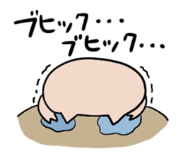 A cat and Pig sticker #3596964