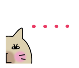 A cat and Pig sticker #3596979