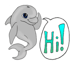 Dolphin Super Fun sticker #3596986
