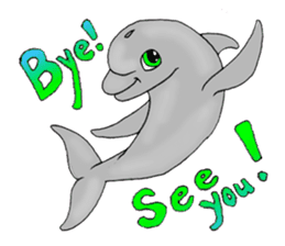 Dolphin Super Fun sticker #3596988
