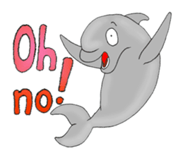 Dolphin Super Fun sticker #3596997