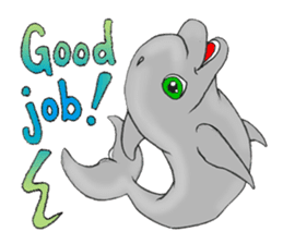 Dolphin Super Fun sticker #3596998