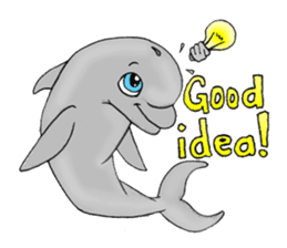 Dolphin Super Fun sticker #3597010