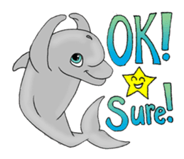 Dolphin Super Fun sticker #3597012
