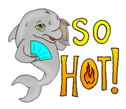 Dolphin Super Fun sticker #3597016
