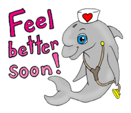 Dolphin Super Fun sticker #3597017