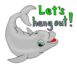Dolphin Super Fun sticker #3597018