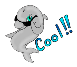 Dolphin Super Fun sticker #3597021