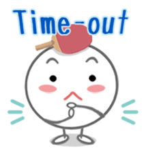Let's enjoy table tennis!! (English) sticker #3597391