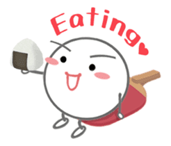 Let's enjoy table tennis!! (English) sticker #3597400