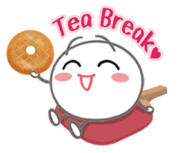 Let's enjoy table tennis!! (English) sticker #3597401