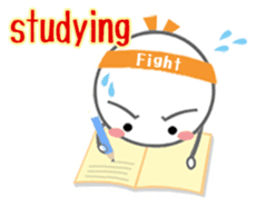 Let's enjoy table tennis!! (English) sticker #3597402