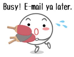 Let's enjoy table tennis!! (English) sticker #3597409