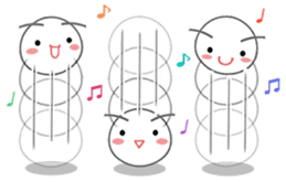 Let's enjoy table tennis!! (English) sticker #3597412