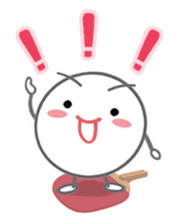 Let's enjoy table tennis!! (English) sticker #3597418