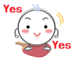 Let's enjoy table tennis!! (English) sticker #3597424