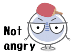 Let's enjoy table tennis!! (English) sticker #3597425