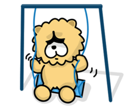 Chow Chow Owen PART 2 sticker #3597636