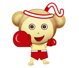 Monka and Friends (English Version) sticker #3597788