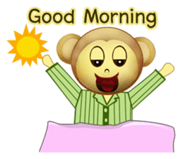 Monka and Friends (English Version) sticker #3597789