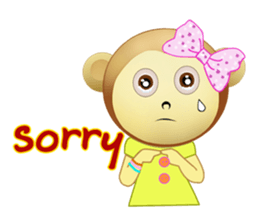 Monka and Friends (English Version) sticker #3597791