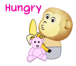 Monka and Friends (English Version) sticker #3597795