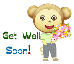 Monka and Friends (English Version) sticker #3597798