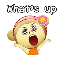 Monka and Friends (English Version) sticker #3597799